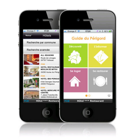 Tout le Périgord sur votre I-Phone