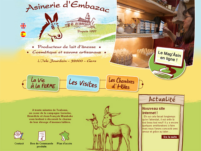 L'asinerie d'Embazac - Producteur de lait d'ânesse