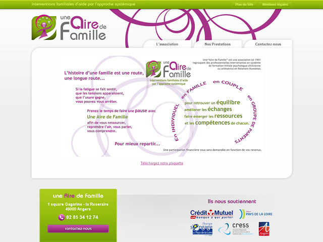 Une Aire de Famille : Interventions familiales d'aide par l'approche systémique