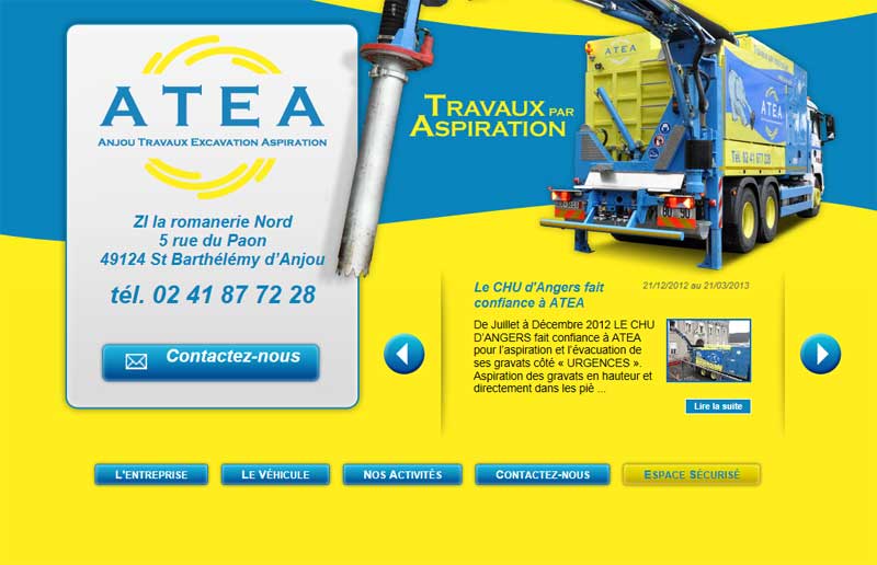 ATEA Anjou Travaux Excavation Aspiration