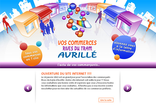 Les commerçants d'Avrillé ont enfin leur site !